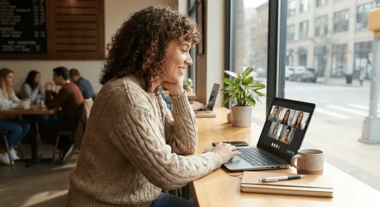 Analyse des chiffres MLM et statistiques 2026 montrant une équipe en visioconférence