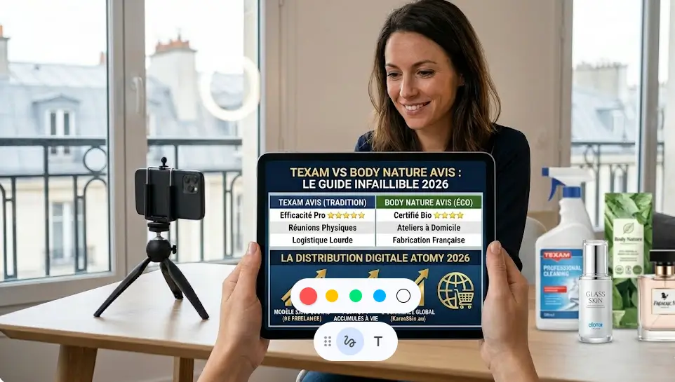 Texam Avis : Analyse comparative et stratégie de distribution digitale Atomy en 2026.