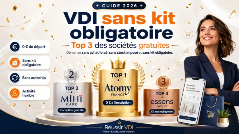VDI sans kit obligatoire : top 3 des sociétés gratuites en 2026